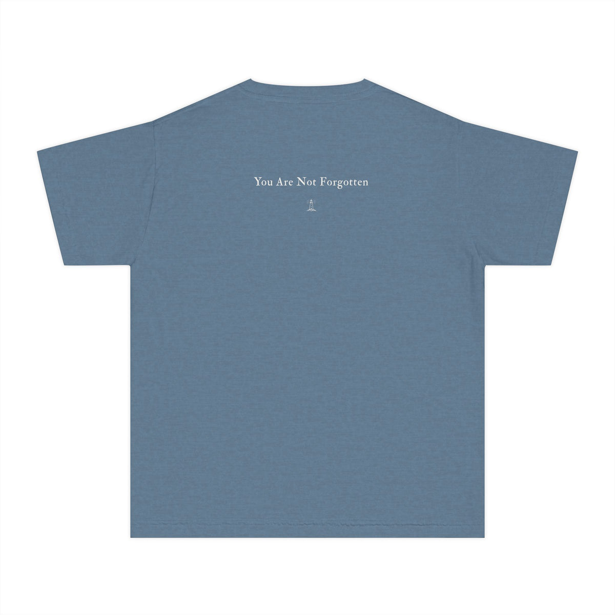 You Are Not Forgotten Youth Tee - Comfort Yellow Memorial Kids T-Shirt