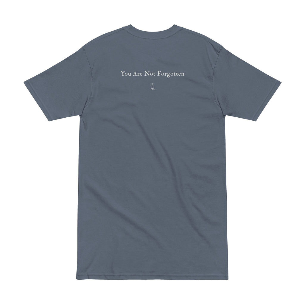 Men's Tee — "You Are Not Forgotten" Minimal Memorial T-Shirt