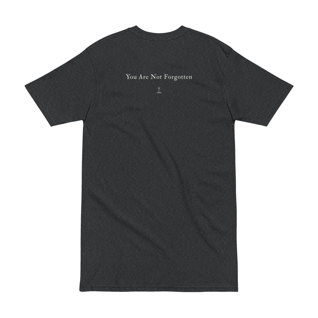 Men's Tee — "You Are Not Forgotten" Minimal Memorial T-Shirt