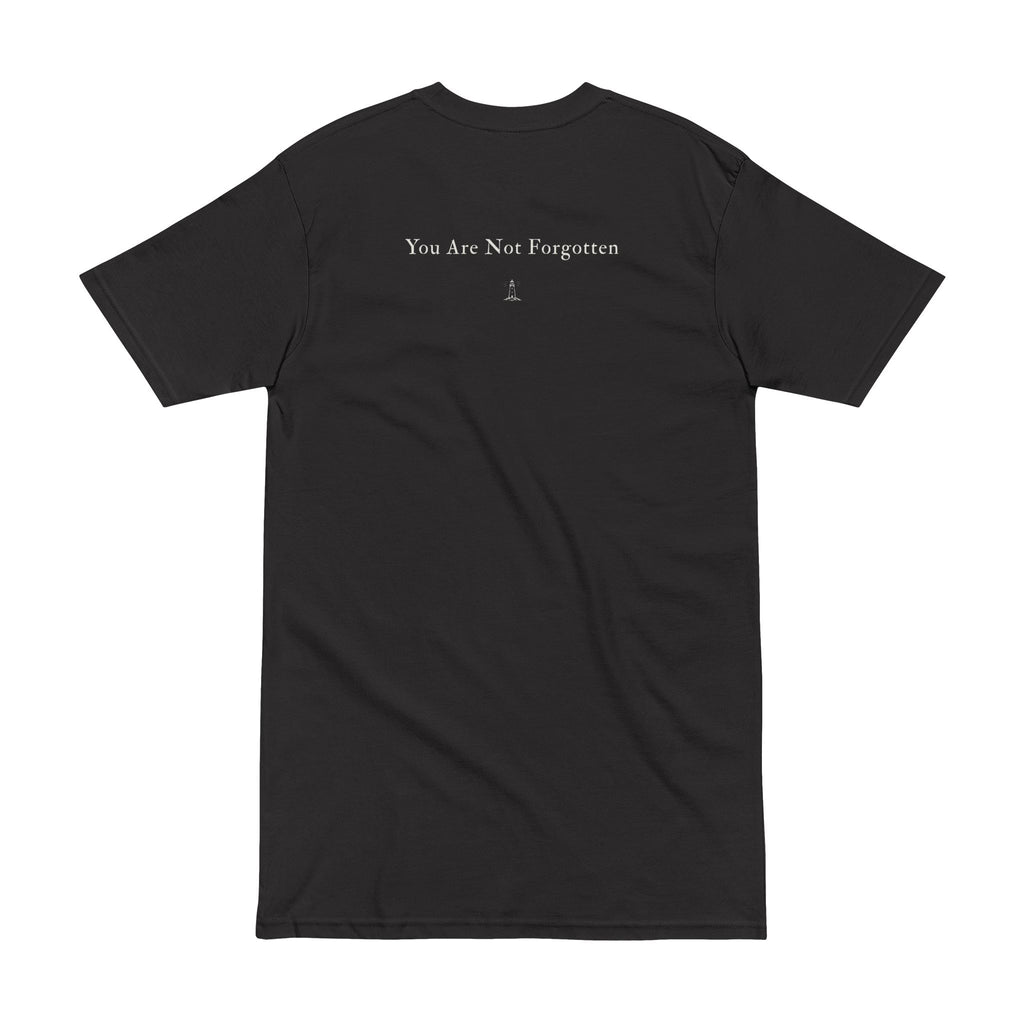 Men's Tee — "You Are Not Forgotten" Minimal Memorial T-Shirt